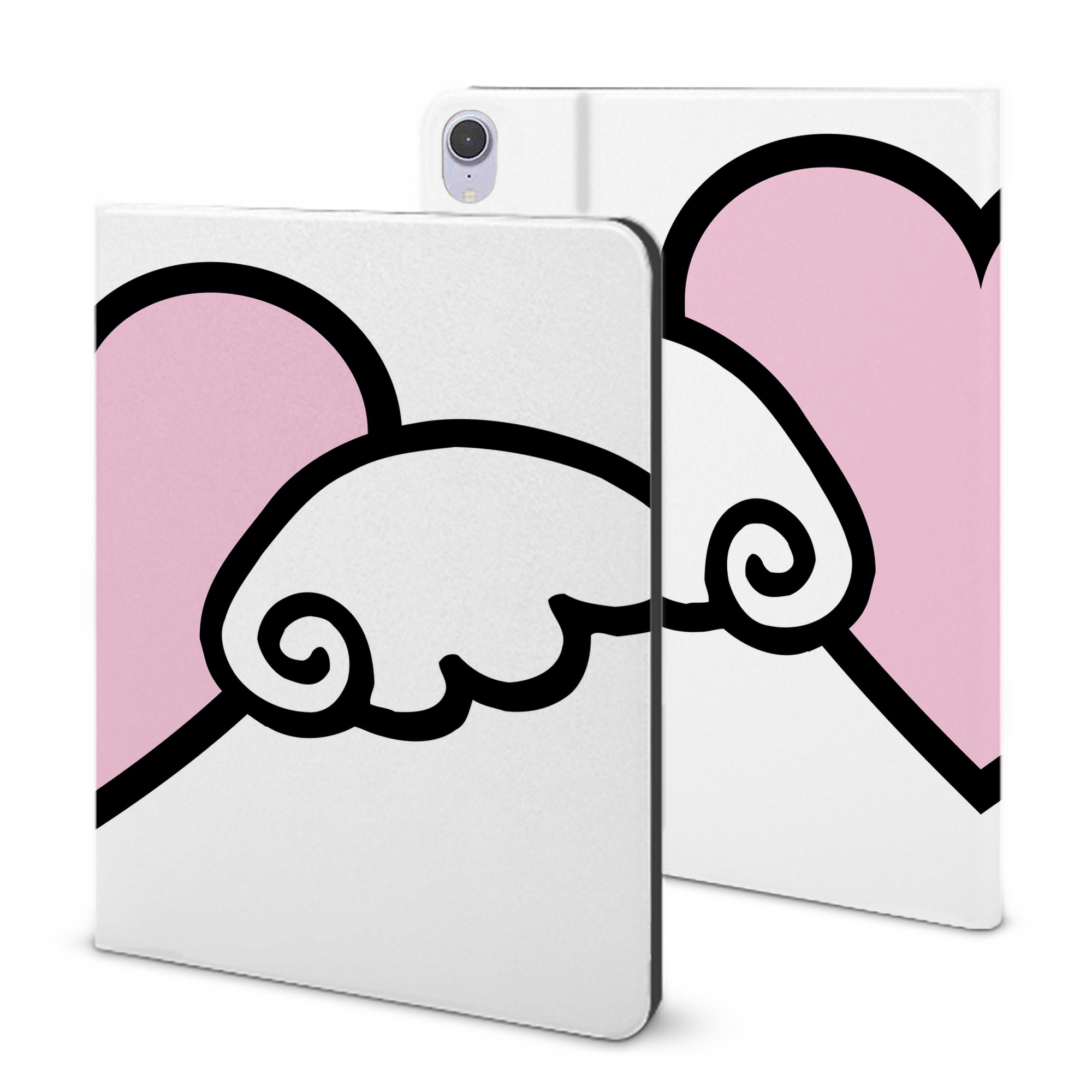 （画像用） Hello Kitty ハローキティ IPad ケース ブック型 PUレザー TPU 耐衝撃 軽量 薄型 ペン収納なし 全面保護 IPad 各モデル対応